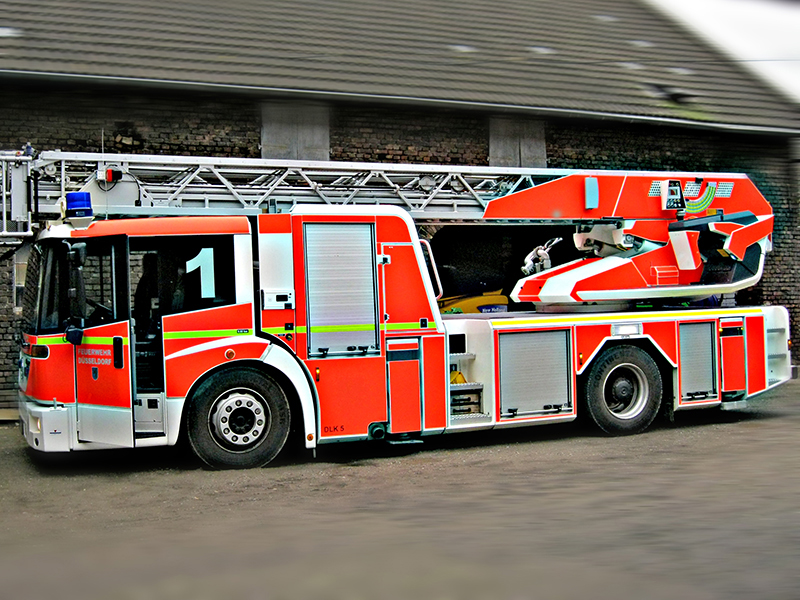 Leiterwagen Feuerwehr Düsseldorf